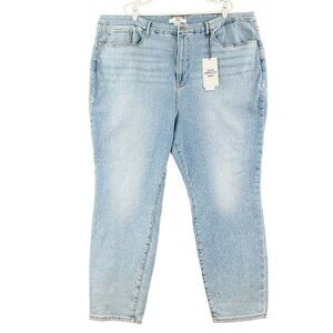 Good American x Zara Special Edition 2022 Women's Blue Jeans Size 30 Skinny NWT